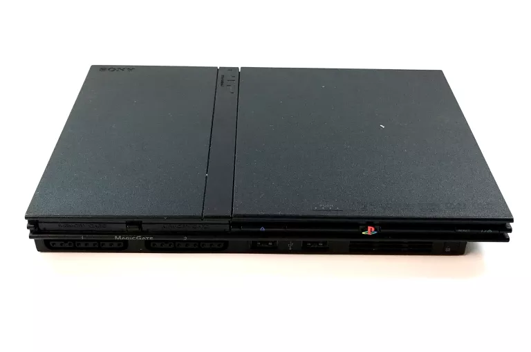 KONSOLA SONY PS2 SLIM/PAD/OKABLOWANIE/GRY