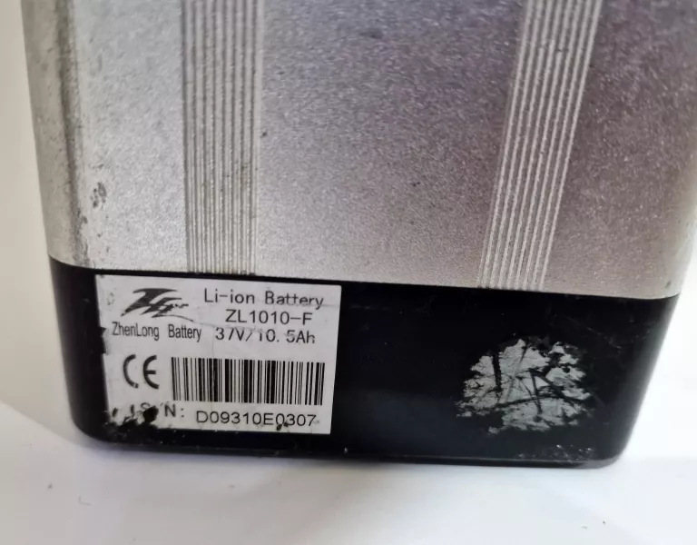 AKUMULATOR DO ROWERU ELEKTRYCZNEGO ZL1010-F