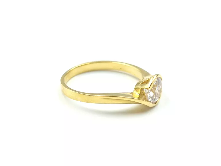 PIEKNY ZŁOTY PIERŚCIONEK - 585 14K 2,79G R.15