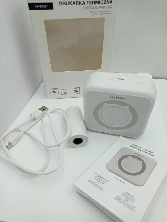DRUKARKA TERMICZNA HYKKER 1200 MAH PUDEŁKO