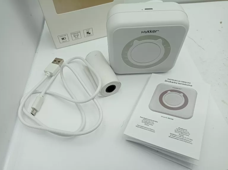 DRUKARKA TERMICZNA HYKKER 1200 MAH PUDEŁKO