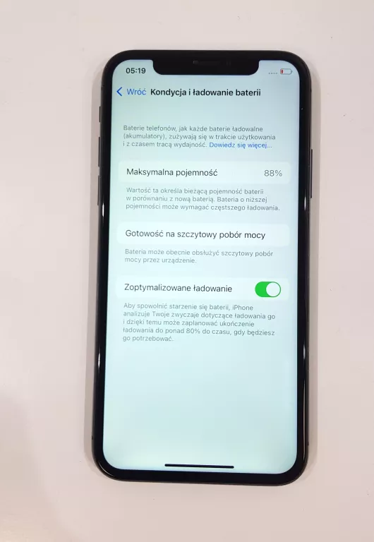 TELEFON IPHONE X 256GB (NIE DZIAŁA FACE ID)