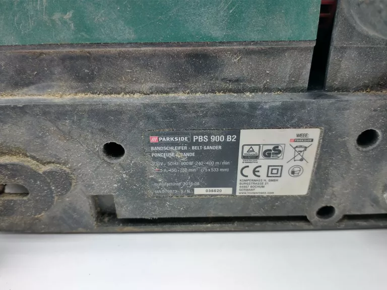 SZLIFIERKA TAŚMOWA PARKSIDE PBS 900 B2