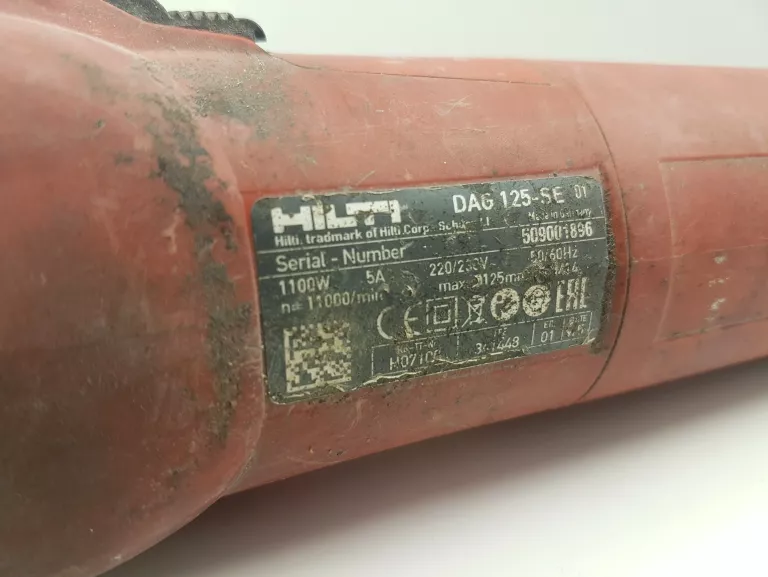 SZLIFIERKA KĄTOWA HILTI DAG 125-SE 1100W