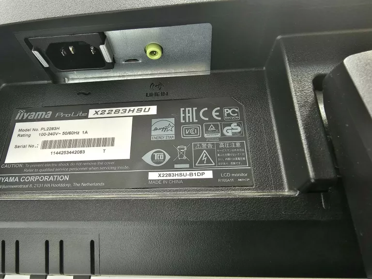 MONITOR IIYAMA PL2283H