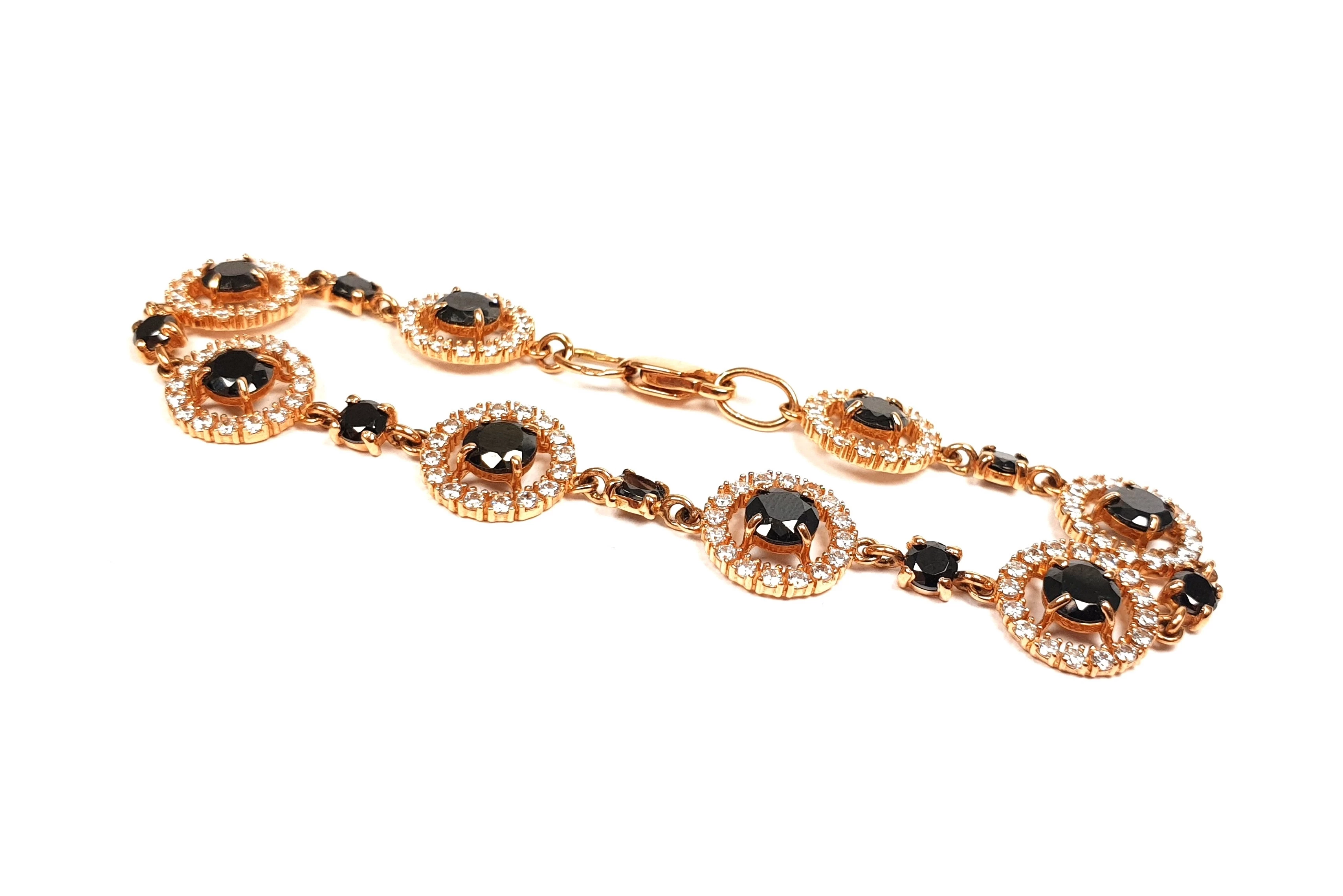 zlota-bransoletka-czarne-kamienie-cyrkonia-175cm-material-15835-2