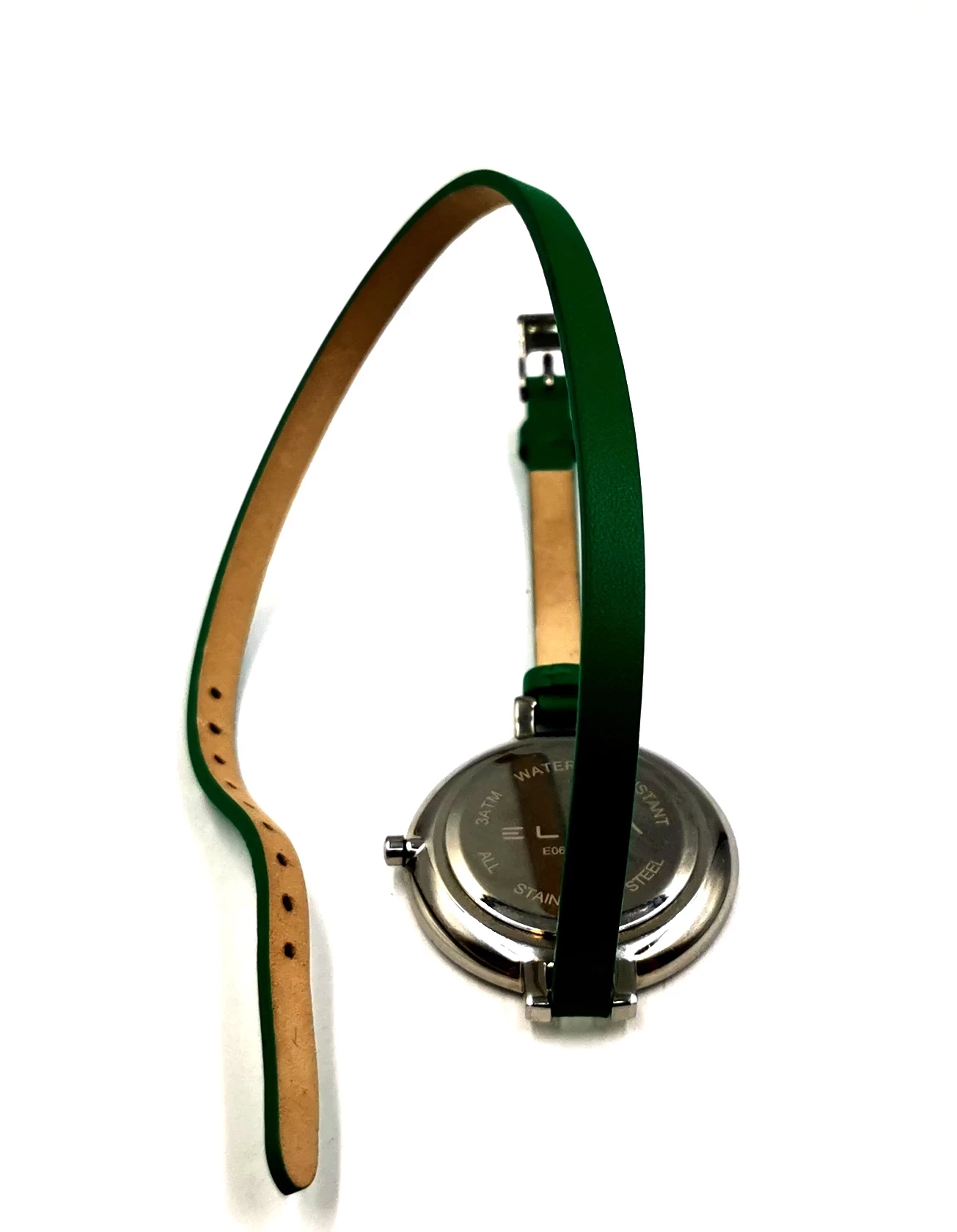 zegarek-damski-elixa-e069-l237-zielony-ksztalt-koperty-okragla