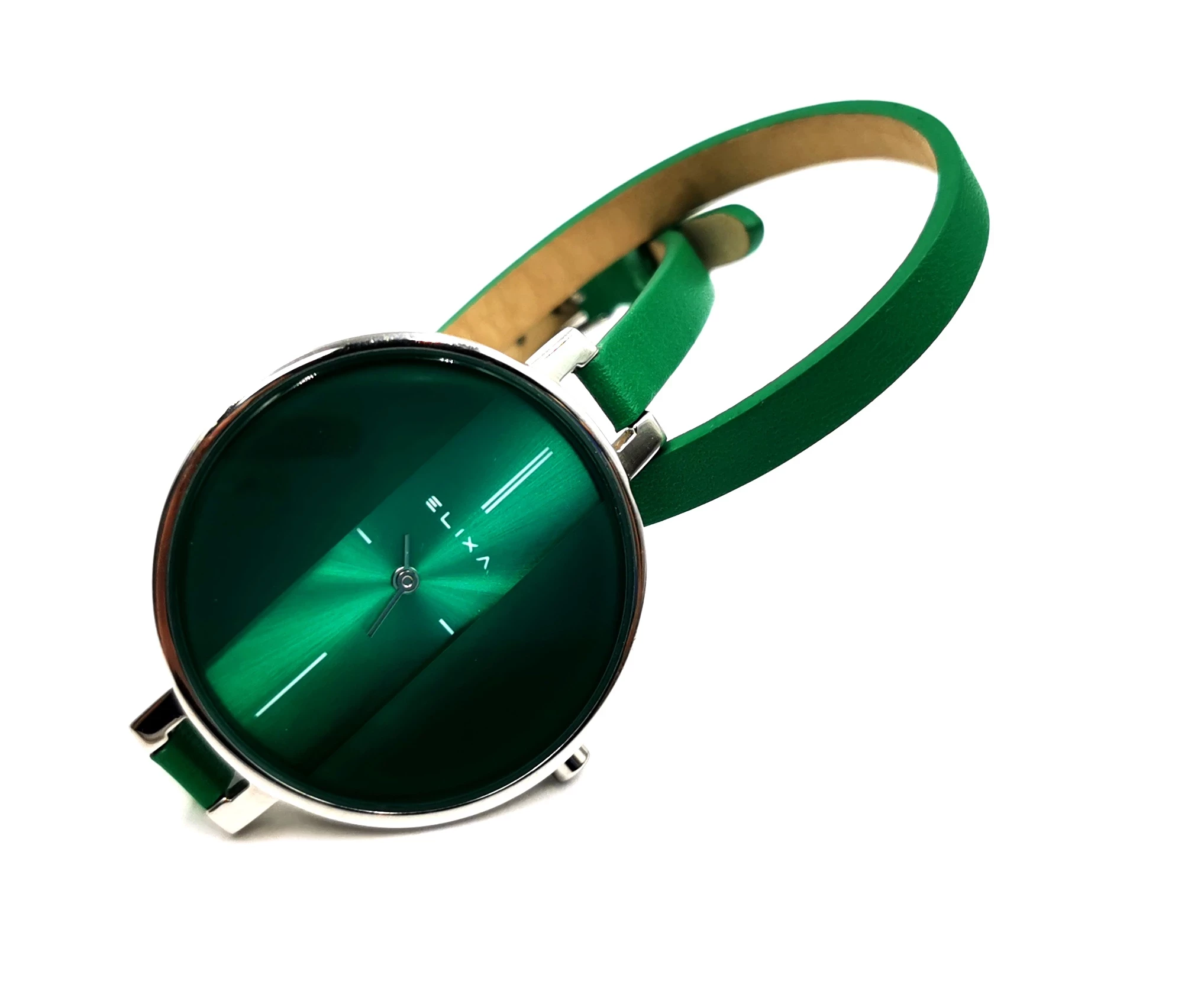 zegarek-damski-elixa-e069-l237-zielony-funkcje-brak