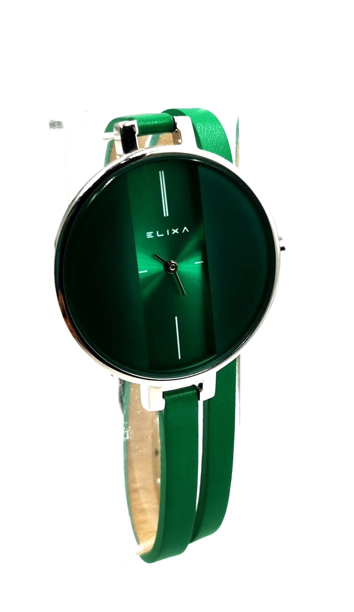 zegarek-damski-elixa-e069-l237-zielony-stan-uzywany