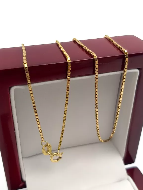 zloty-lancuszek-kostka-585-40cm-274g-splot-kostka