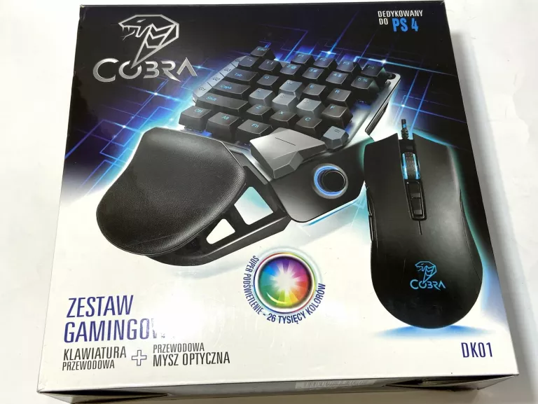 KLAWIATURA GAMINGOWA PS4 COBRA DK01