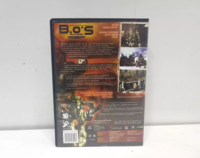 GRA PC BOS BET ON SOLDIER KRWAWY SPORT