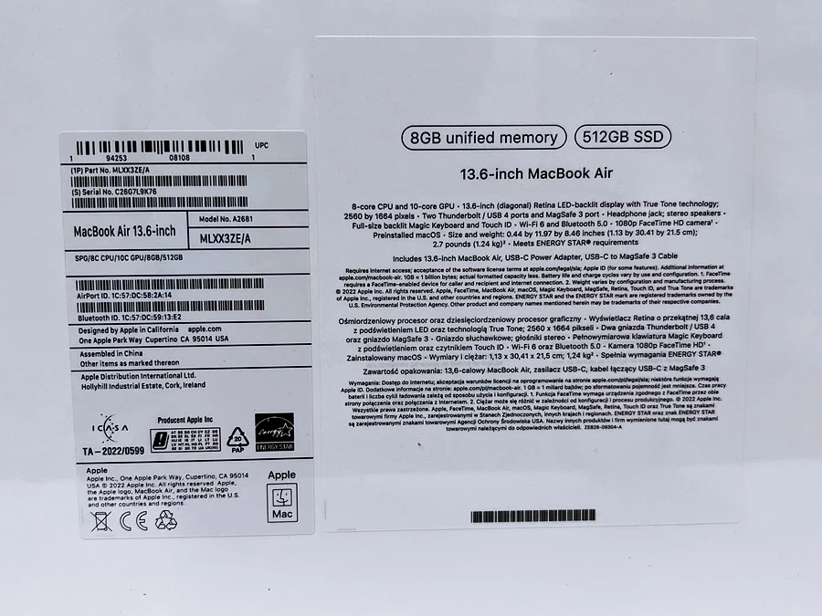 laptop-apple-macbook-air-136-a2681-stan-nowy