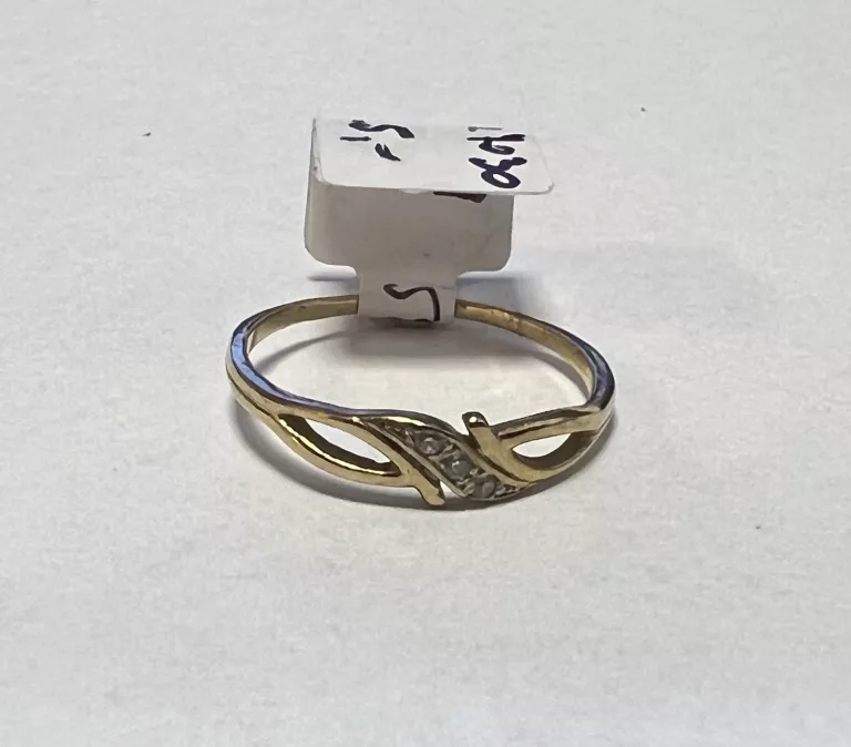 ZŁOTY PIERŚCIONEK 585 0,84G