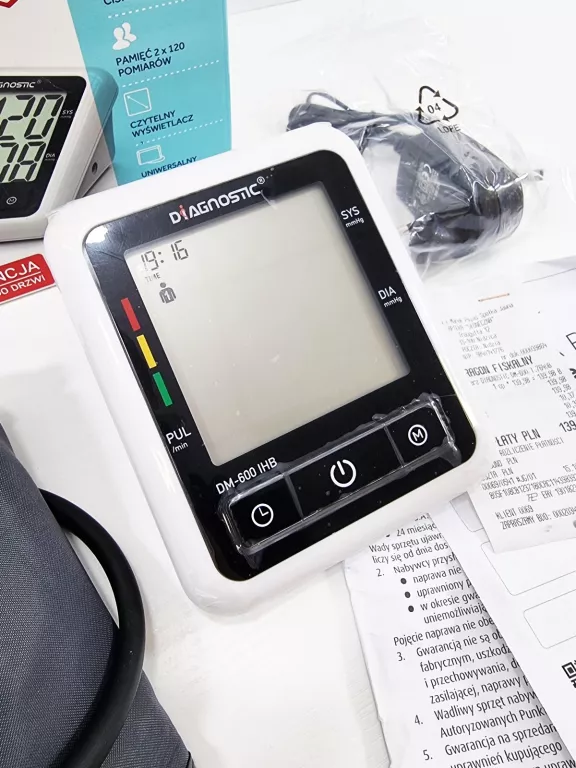 CIŚNIENIOMIERZ DIAGNOSTIC DM-600 IHB NA RAMIĘ GWAR