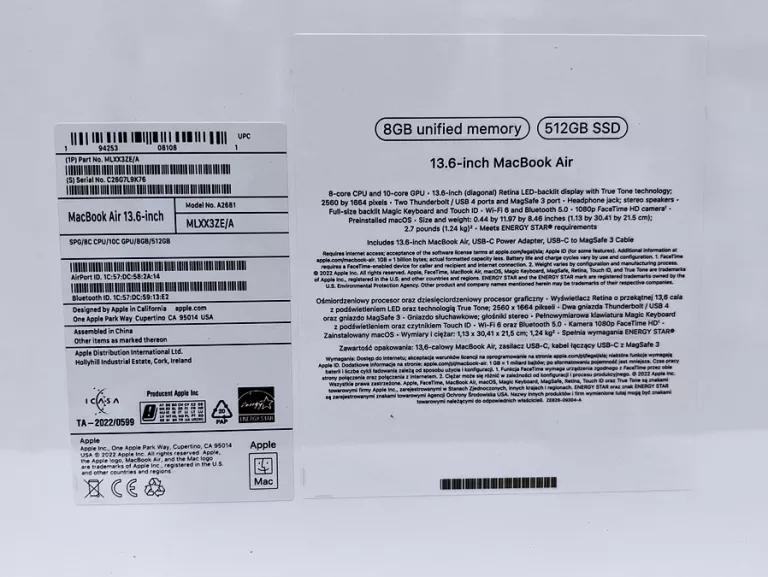 laptop-apple-macbook-air-136-a2681-stan-nowy