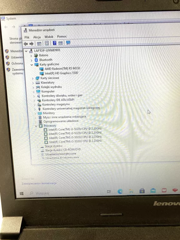 LAPTOP LENOVO B50-80 ŁADOWARKA