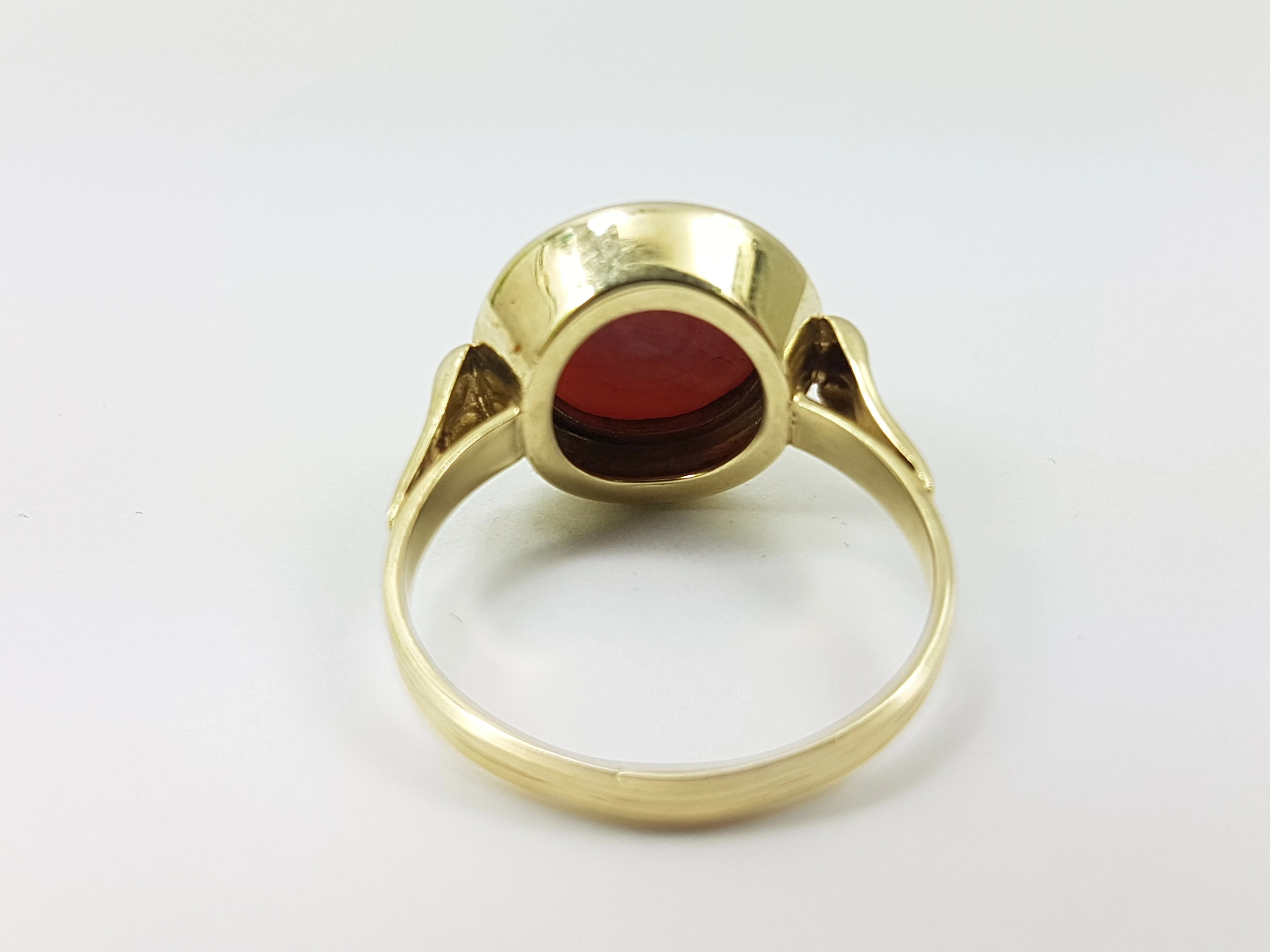 piekny-zloty-pierscionek-z-koralem-585-286g-r13-stan-uzywany