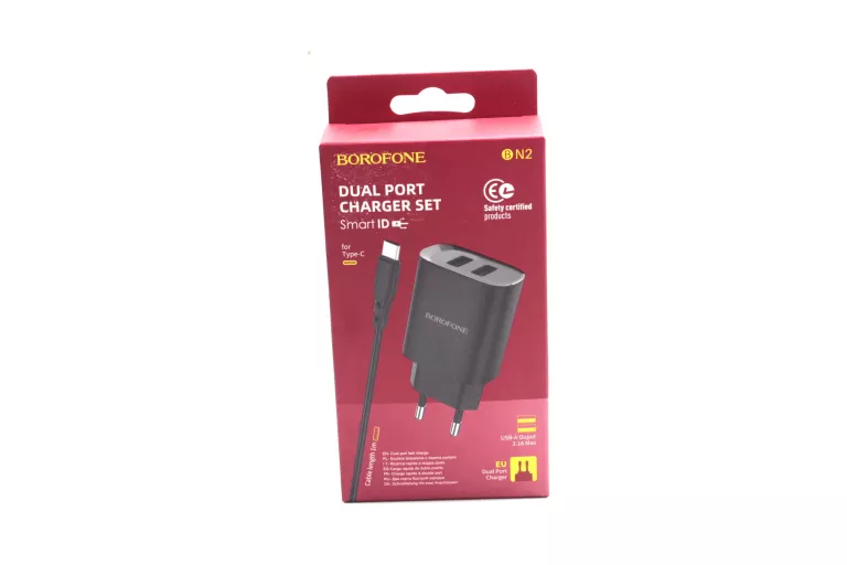ŁADOWARKA + KABEL USB-C BOROFONE