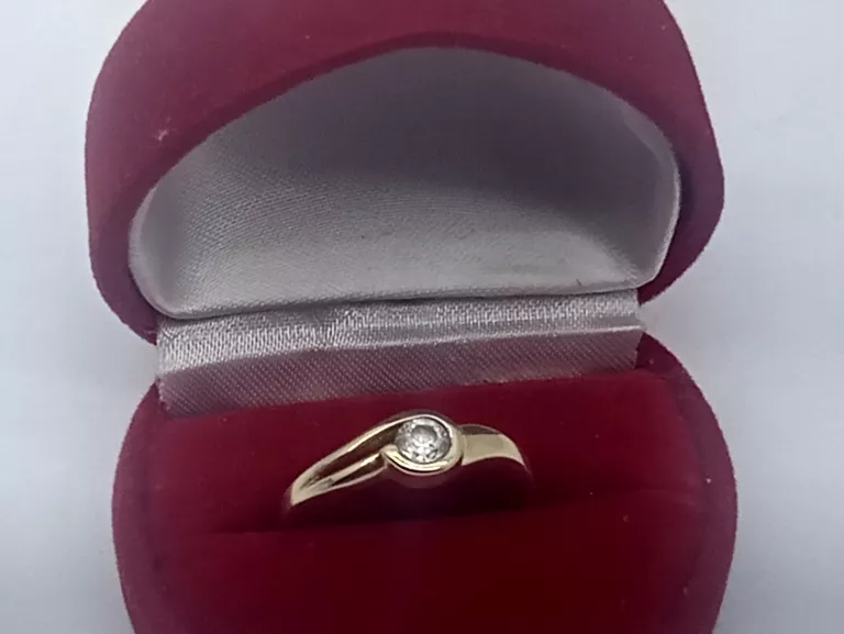 ŚLICZNY ZŁOTY PIERŚCIONEK 1,95G/PR585/R17