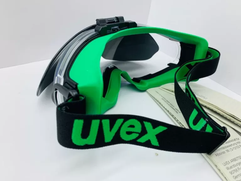 GOGLE OCHRONNE UVEX ULTRASONIC BLACK-GREEN 5