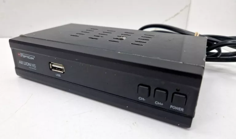 DEKODER DVB-T2 OPTICUM AX LION NS + PILOT+KABEL