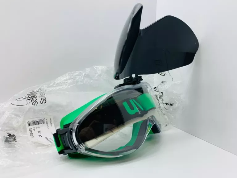 GOGLE OCHRONNE UVEX ULTRASONIC BLACK-GREEN 5