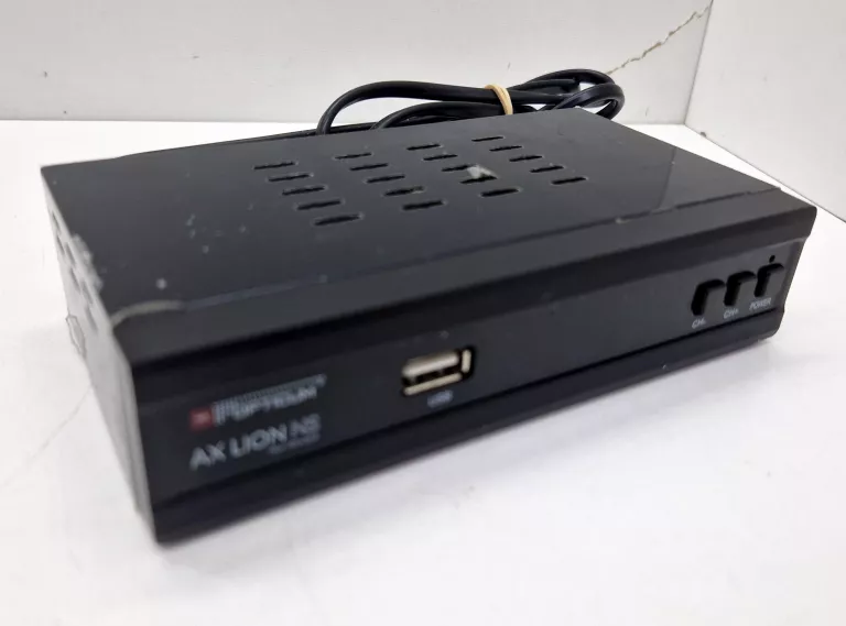 DEKODER DVB-T2 OPTICUM AX LION NS + PILOT+KABEL