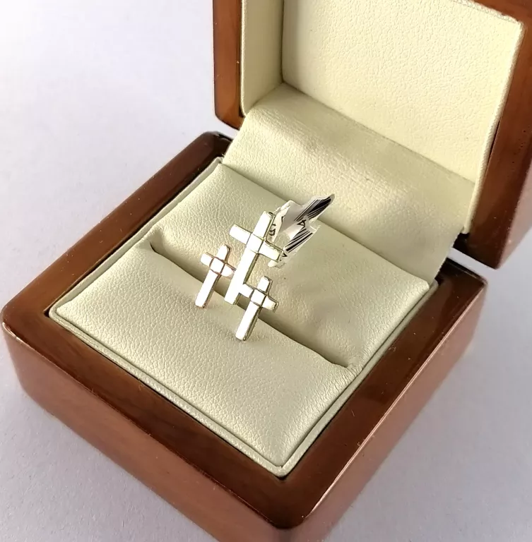 ZŁOTA ZAWIESZKA 3 KRZYŻE 1,24G 585