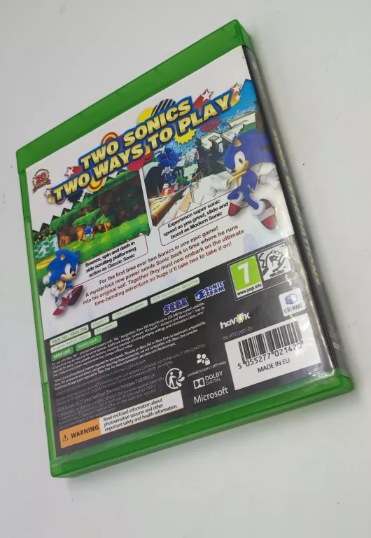 GRA XBOX 360/XBOX ONE SONIC GENERATIONS