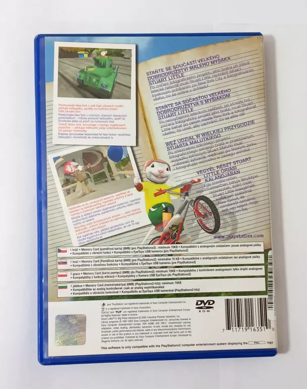 GRA NA PS2 STUART LITTLE 3 BIG PHOTO ADVENTURE