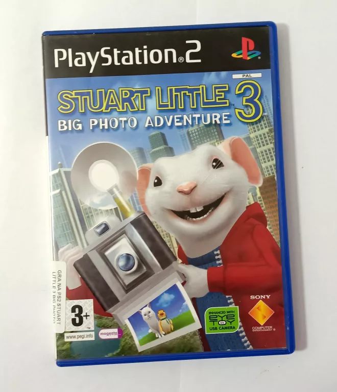 GRA NA PS2 STUART LITTLE 3 BIG PHOTO ADVENTURE