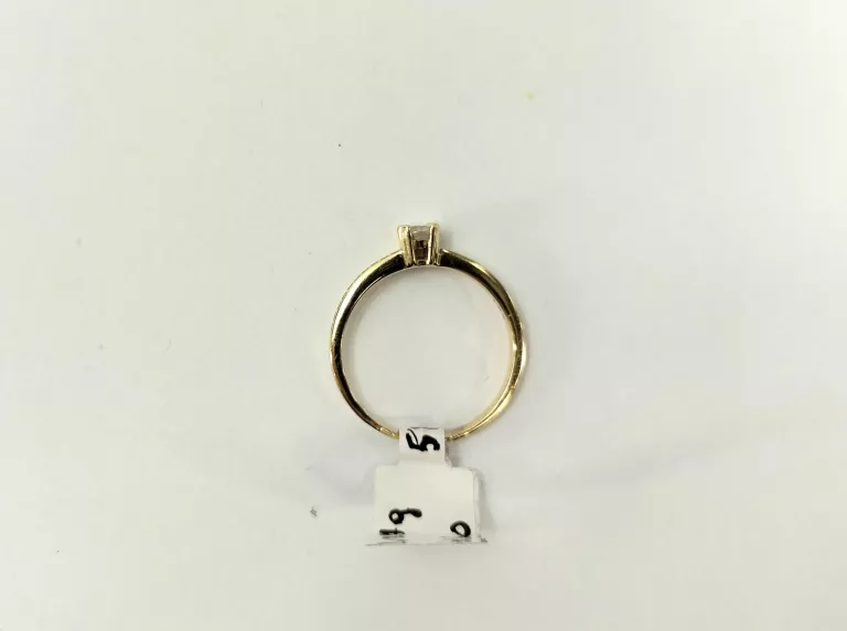 ZŁOTY PIERŚCIONEK Z CYRKONIĄ 585 2,27G