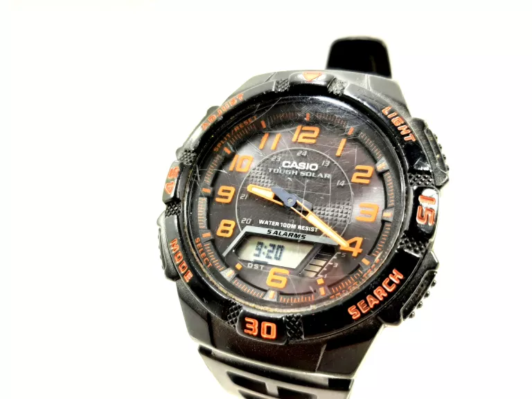 ZEGAREK CASIO SPORT AQ-S800W SOLAR CZARNY