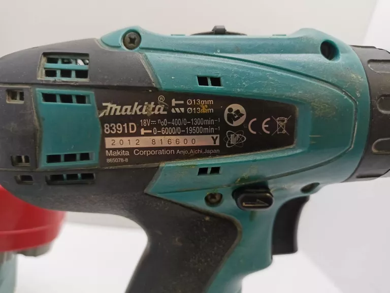 WKRĘTARKA MAKITA 8391D + 2 BATERIE + ŁADOWARKA