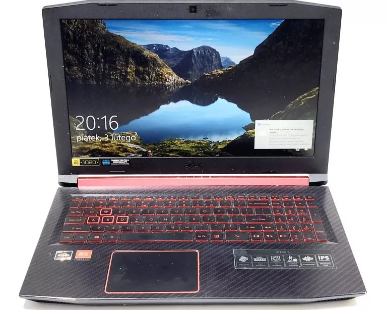 LAPTOP ACER NITRO 5 AN515-42 RYZEN5 8/256GB SSD RX