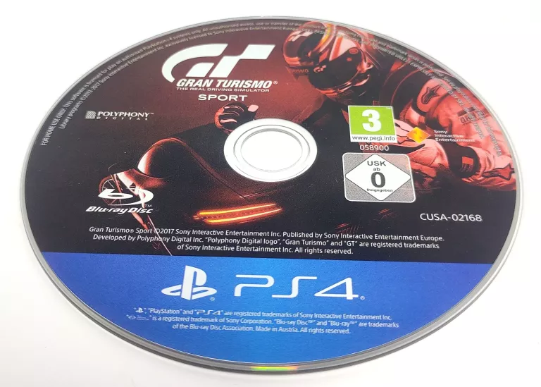 GRA PS4 GRAN TURISMO SPORT