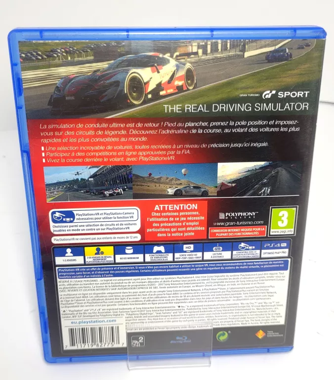 GRA PS4 GRAN TURISMO SPORT