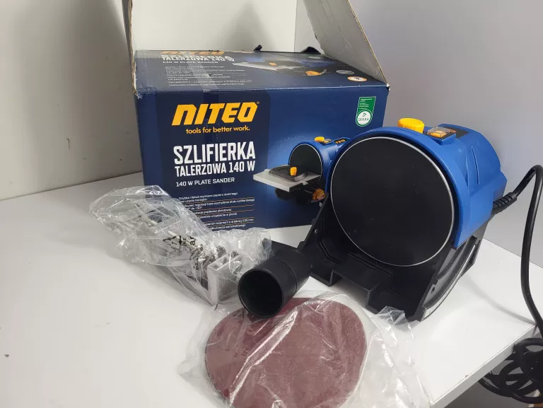SZLIFIERKA TALERZOWA 140W NITEO TOOLS DO DREWNA