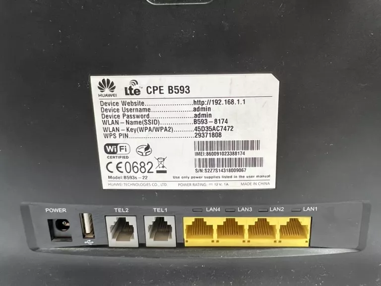 ROUTER HUAWEI CPE B593