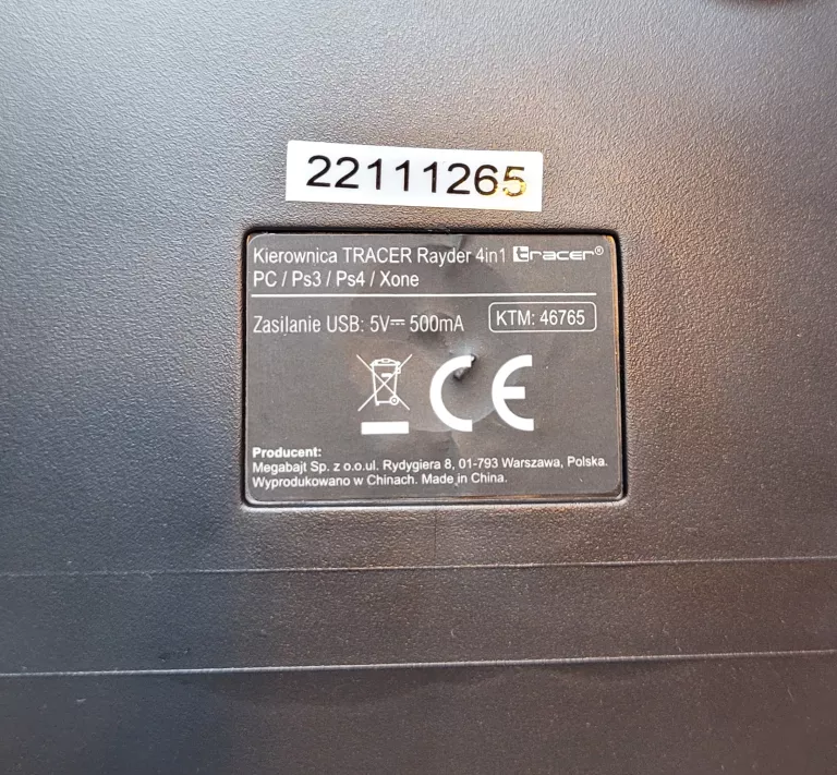 KIEROWNICA TRACER RAYDER 4IN1 / ZESTAW