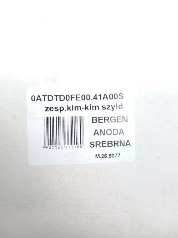 GERDA BERGEN ANODA SREBRNA KLAMKA M.26.9077