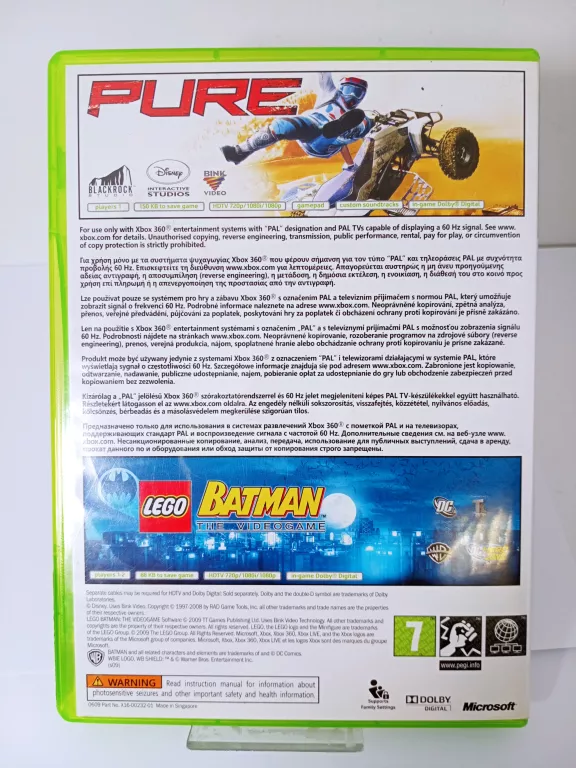 PURE LEGO BATMAN XBOX 360