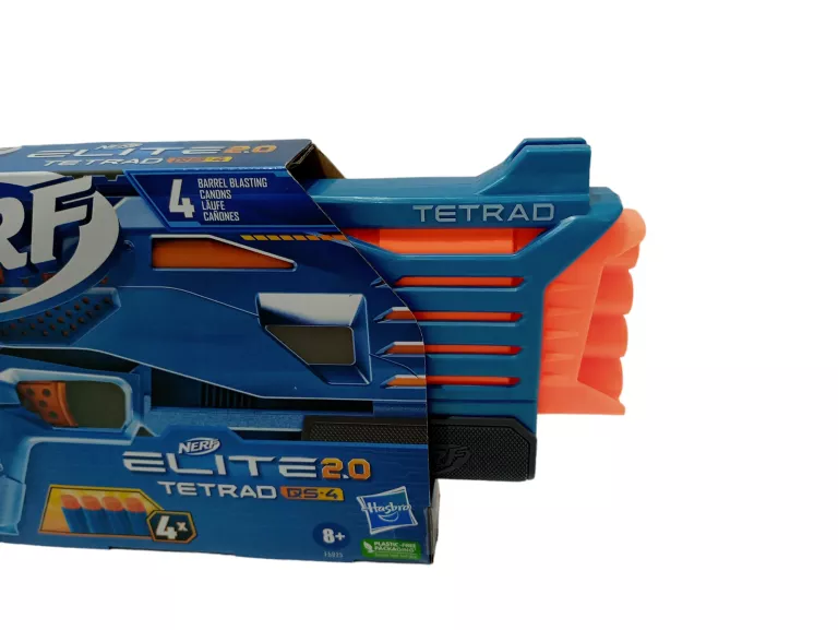 HASBRO NERF ELITE - WYRZUTNIA 4 + STRZAŁY