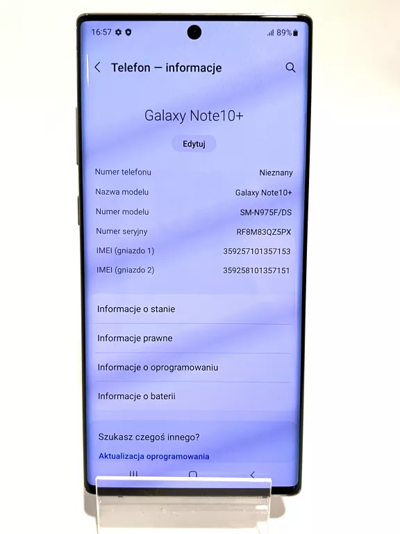 SAMSUNG GALAXY NOTE 10+ 12/512GB SM-N975F/DS