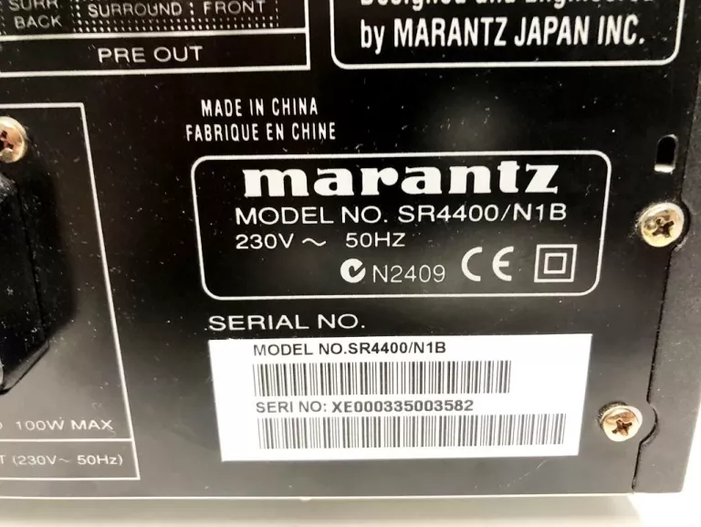 AMPLITUNER MARANTZ SR4400 + TEUFEL ULTIMA 60