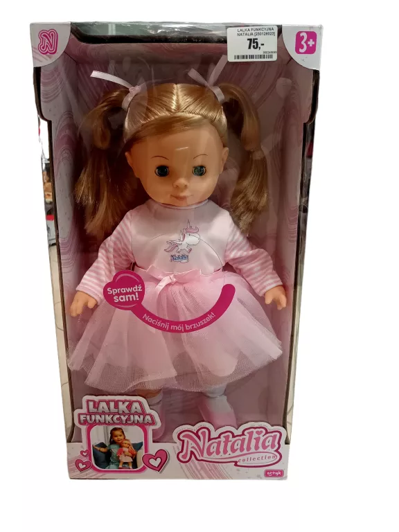 LALKA NATALIA FUNKCYJNA MÓWI ZAMYKA OCZKA
