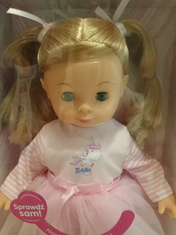 LALKA NATALIA FUNKCYJNA MÓWI ZAMYKA OCZKA