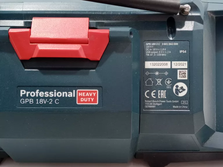 RADIO BUDOWLANE BOSCH GPB 18V-2 C PROFESSIONAL