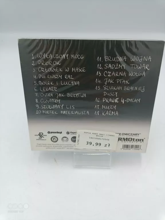 PŁYTA CD ,, CZARNA WOŁGA'' POPEK & MAROMARO